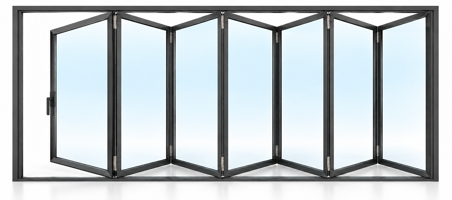7-0-7 Bi - Folding Door ,7 Doors Right